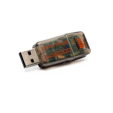 Spektrum Ws2000 Wireless USB RC Flight Simulator Dongle, SPMWS2000, Black