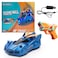 NSUKAKULU The Infrared Wall Climbing Car Can Freely Switch Between Wall Climbing and Ground Modes, a Fresh and Exciting Indoor Game for Boys and Girls (Blue Infrared Wall Climbing car)
