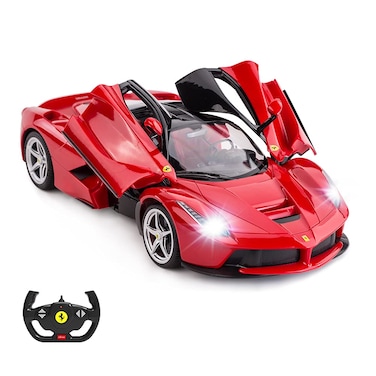RASTAR RC Car   1/14 Scale Ferrari LaFerrari Radio Remote Control R/C Toy Car Model Vehicle for Boys Kids, Red