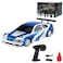 RC Drift Car, 1:43 Scale Drifting RC Cars, 2.4GHz 4WD RC Race Car, 15km/h High-Speed Remote Control Drift Car Vehicle with LED Lights Drifting Tire Racing Sport Toy Car for Adults (Blue+White)