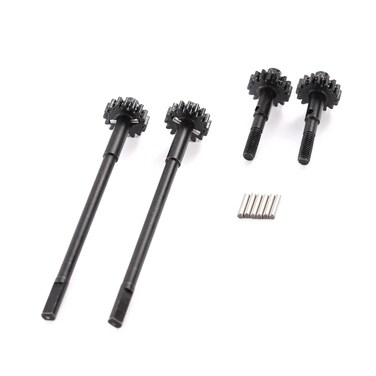 ZXYRC Metal Axle Internal Drive Shaft for 1/10 RC Crawle SCX10 II 90046 90047 Portal Axle (Rear)