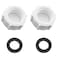 Drain Valve Cap Compatible with Intex Pools 11456 &amp; 11385 Sand Filter Drain Cap with O-Ring for Above Ground Pool, Drain Plug Cap for Sand Filter Pumps and Combo Replacement Parts,SF90110-1,SF60110-2