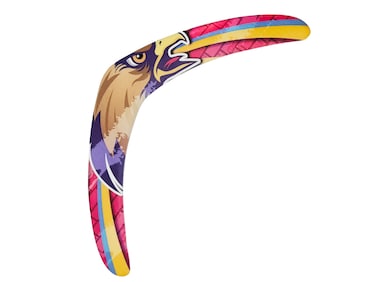 Alreczio Boomerang for Adults and Kids - Fun, Easy to Operate，V-Shaped Returning Boomerang Sport Outdoor Kids Games Fun Gifts(Blue - Eagle)
