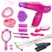 Bettina Vogue Beauty Hair Salon Fashion Pretend Play Set with Hairdryer, Mirror, Styling Accessories