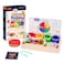 Battat Education &ndash; Play Food Set &ndash; Sorting Toy Food &ndash; Toddler Pretend Play Set &ndash; Fine Motor Food Toy &ndash; Learning Kitchen Toys - 3 Years + &ndash; Stir &amp; Sort Food Court (102 Pcs)