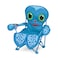Melissa &amp; Doug Sunny Patch Flex Octopus Folding Beach Chair For Kids (Frustration-Free Packaging)