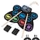 Electronic Drum Set, Marrilley 9 Drum Practice Pad with Headphone Jack, Roll-up Drum Pad Machine Built-in Speaker Drum Pedals Drum Sticks 10 Hours Playtime, Great Holiday Xmas Birthday Gift for Kids