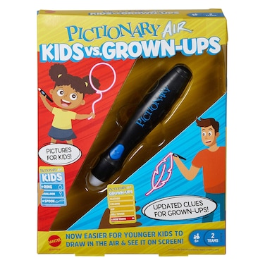 Pictionary Air Kids vs Grown-Ups Family Drawing Game, Links to Smart Devices, Gift for Kid, Family &amp; Adult Game Night, Ages 6 Years &amp; Older​ - Amazon Exclusive