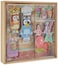 Horizon Group USA Bluey Magnetic Wooden Playhouse, 18 Piece Activity Set, Includes 2 Wooden Dolls House, Great Toys for Kids, Fun Birthday Party Activity, House Playset