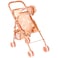 My First Baby Doll Stroller for Toddlers 3 Year Old Girls, Little Kids   Folding Baby Stroller for Dolls, Toy Stroller for Baby Dolls with Bottom Storage Basket, Foldable Frame, Canopy, Seatbelt