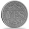Novelty YES NO Letter Challenge Coins, Decision Maker