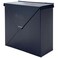 NACH Mailboxes for Outside Wall Mount, 10 x 10 x 4 inch Black Mailbox, Waterproof Mailboxes for Outside - Chicago Style Mail Box