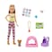 Barbie It Takes Two Stacie Doll &amp; Accessories, Camping Playset with Doll, Pet Tent, Puppy, Sticker Sheet &amp; Accessories
