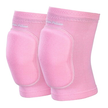 Lion Palace Volleyball Knee Pads for Dancers&mdash;Soft Breathable Knee Pads for Men Women Kids Knees Protective, Knee Brace for Football Dance Yoga Tennis Running Cycling Workout Climbing (Pink, S)