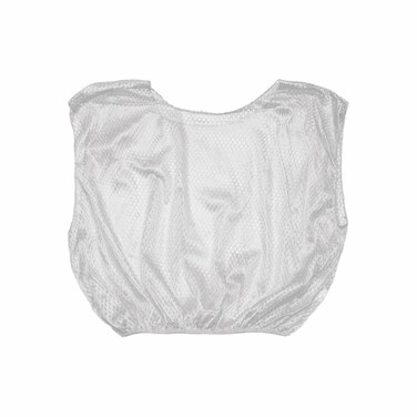 Champion Sports Youth Mesh Practice Scrimmage Vest, White (Pack of 12)