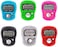 ROYAL WIND Finger Counter -6-Pack Case-Islamic Tasbih Bead- 5 Digital LED Electronic Handheld Tally Counter Clicker with Case Mechanical Manual Clicker Number Lap Tracker Counter