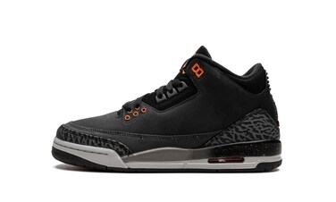 Jordan Youth Air 3 Gs Fear Pack - Night Stadium/Total Orange-Black-Flat Pewter-Neutral Grey - Size 6Y
