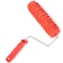 Utoolmart 7" Home Wall Rubber Paint Roller 175mm Wooden Grain Painting Roller with Plastic Handle 1Pcs