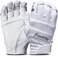 Franklin Sports Hi-Tack Premium Football Receiver Gloves - White - Adult Medium