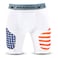 WEARCOG Premier Adult Football Girdle with pads for Men's   5 Padded Integrated Football Pads with Hip, Tail, Thigh Pads and Cup Pocket   White Medium Size