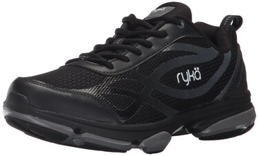Ryka Womens Devotion Xt Cross Trainer, Black Grey, 8.5 Wide US