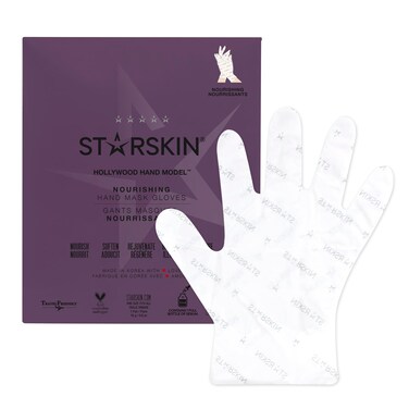 STARSKIN Nourishing Hand Mask, Award Winning Moisturizing Gloves with Shea Butter &amp; Fruit Oils, Repairing, Softening, Hollywood Hand Model