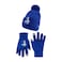 Ultra Game Standard END Zone HAT Gloves Set, Team Color