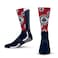 For Bare Feet NBA LOS ANGELES CLIPPERS Montage Crew Sock Size Large