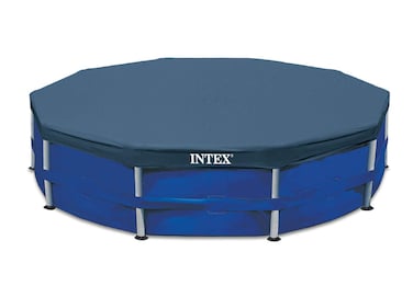 BLOSSOMZ Intex 12' Round Frame Set Easy Swimming Pool Debris Cover   28031E
