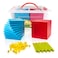 Base Ten Blocks Set - 121PCs Base 10 Set Learning Math Manipulative Teach Kids Volume, Place Value and Number Concepts for Early Counting Math in School or Home