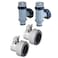 Intex Above Ground Plunger Valves with Gaskets &amp; Nuts + Hose Adapters (2 Each)
