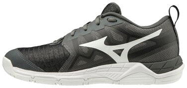 Mizuno Wave Supersonic 2 Womens Volleyball Shoe, Black-Charcoal, 6