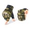 Xiao Cheng Ming Zhu Steampunk vintage Golden Bronze Metal Finish Fingerless Gloves for Men Women cosplay Costume accessories