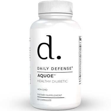 Diuretic Pills - Cranberry Pills with Green Tea, Dandelion, Apple Cider Vinegar &amp; More - AQUOE Water Away Pills for Bloating &amp; Fitness - Water Pills by Daily Defense, 60 Capsules
