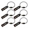 Ergodyne Squids 3708 Wire Cable Loop Tool Tethering Attachment, Screw Gate Opening, Weight Rating 3lbs, 6-Pack