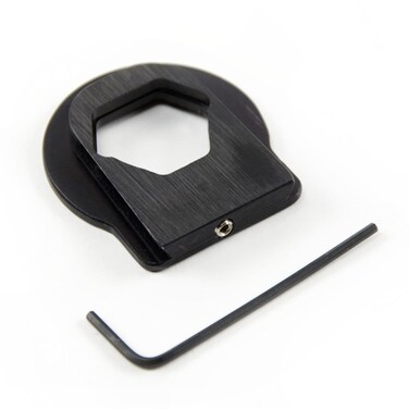 Brandmotion Twist-Off Mirror Mount Adapter Bracket 5000-TFAB   Rear View Mirror Replacement   Convert Factory Trilobe to Universal D-Tab Wedge Mount   Easy Install