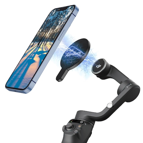 Aerbeis for DJI OM 6 Magsafe Adapter Clamp, Compatible with Gimbal Stabilizer DJI Osmo Mobile 6, Also fits for DJI OM 5 4 SE
