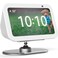 Smart Display Stand for Echo Show 5 (3rd Gen)   Aluminum Adjustable Base Stand with Quick and Secure Magnetic Attachment Compatible with Echo 5(1st/2nd/3rd Gen) &amp; iPhone 13/14, Swivel and Tilt (White)