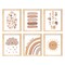 L&amp;O Goods Baby Letters and Numbers   Framed Poster Prints for Home, Playroom, Nursery Classroom Decor   Rainbow, Educational Art Decorations or Prints, Wall Art   Poster Size 8 X 10   Set of 6