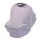 J.L. Childress 4-in-1 Car Seat Cover for Babies - Multi-Use, Stretchy Car Seat Canopy and Privacy Cover - Breastfeeding Nursing Cover - Gender Neutral - Grey/Gold Stars