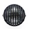 TASWK 5" Motorcycle Headlight Grill Prison Chopper Bobber Head Lamp (Black)