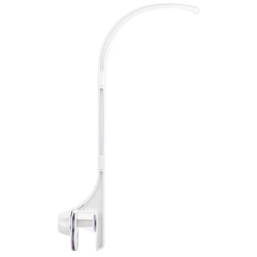 Rattles Bracket Nursery Mobiles, Arm Bracket, Music Box Holder Crib Decoration for Babies(White)