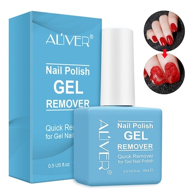 Gel Nail Polish Remover 1pcs, Professional Gel Polish Remover for Nails, No Need for Foil, Quick &amp; Easy Polish Remover In 2-3 Minutes, No Need Soaking Or Wrapping-15ml