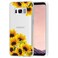 Tothedu Phone Case for Galaxy S8 Plus, Samsung S8 Plus Case for Girls Women, Clear Slim Shockproof Pattern Soft Flexible TPU Back Phone Protective Cover Cases for Samsung Galaxy S8 Plus (Sunflower)