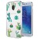 Yodueiv Phone Case for Galaxy J7 Refine/J7 2018/J7 Star/J7V 2nd Gen/J7 Aero/J7 Top Case for Girls Women, Soft Clear TPU Shockproof Protective Transparent Case Cover for Samsung Galaxy J7 2018 (Cactus)