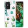 Yodueiv Phone Case for Galaxy S20 Ultra 5G (Not fit S20 Plus), Samsung S20 Ultra 6.9" Case for Girls Women, Clear TPU Shockproof Protective Transparent Case Cover for Samsung Galaxy S20 Ultra (Cactus)