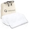 Aricove Cooling Weighted Blanket for Adults, 20lbs, Queen/King Size, 80x87 inches, Silky Soft Bamboo Viscose, Machine Washable, White