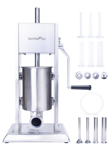 MASTER FENG Sausage Stuffer, Homemade Manual Sausage Maker (NL-V3L-6144)