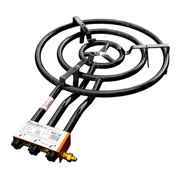 Outdoor Paella Propane Gas Burner - 3 Rings Garcima 600 (24 in / 60 cm)