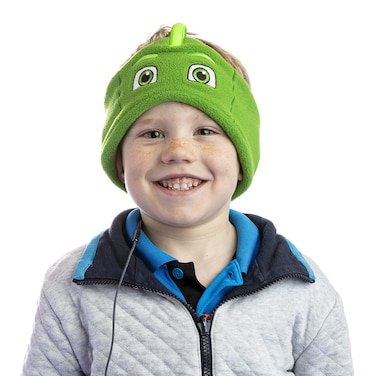 CozyPhones PJ Masks Gecko Kids Headphones Over The Ear Headband Headphones - Volume Limited with Thin Speakers &amp; Soft Fleece Headband